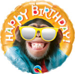 Ballon anniversaire chimpanzé.