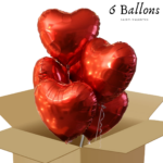 Bouquet de Ballons 6 Ballons Saint Valentin