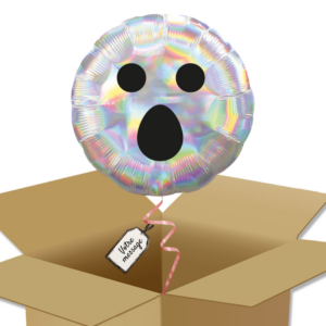 Bouquet de Ballons - Holographique avec visage de fantôme