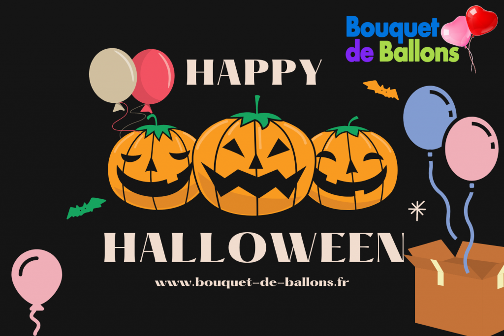 bouquet-de-ballons halloween