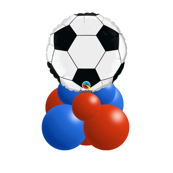Ballon de Foot France sur socle - Coupe du monde - Bouquet de Ballons