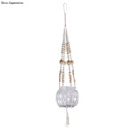 Kit fil et perles en bois pour macramé