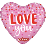 Bouquet-de-Ballons-Ballon-Coeur-love-you-rose-pois-colores