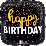 Bouquet de ballons-Ballon Carré-Confettis