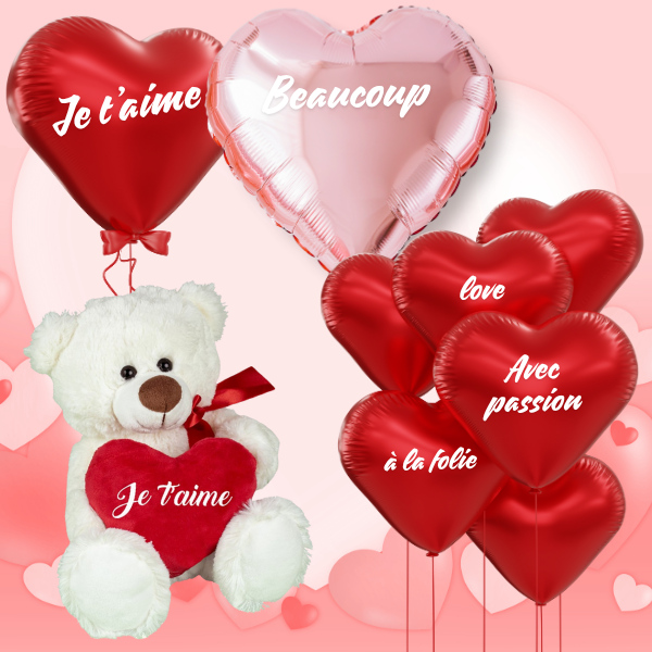 Envoyer un bouquet de ballons pour la St-Valentin