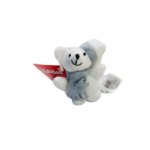 suspension ours banc et gris 8 cm