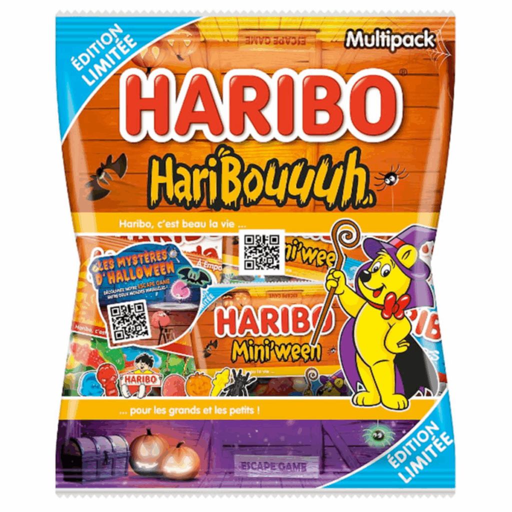Bouquet de Ballons - Halloween - Haribo Multipack HariBouuuh
