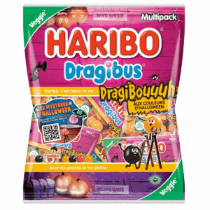 Bouquet de Ballons - Halloween - Haribo Mulltipack DragiBouuuh