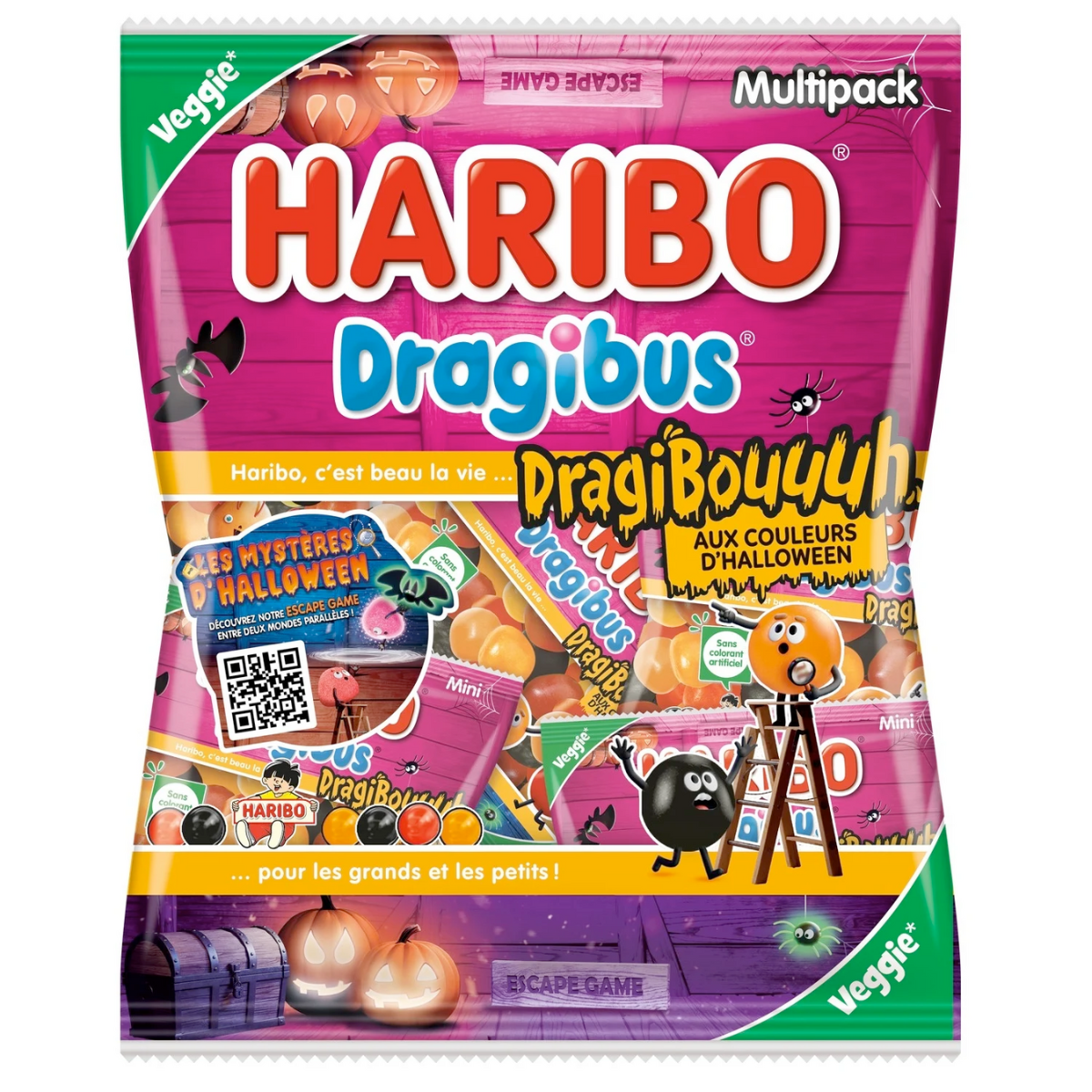 Bouquet de Ballons - Halloween - Haribo Mulltipack DragiBouuuh | Bouquet de Ballons Bouquet de Ballons - Halloween - Haribo Mulltipack DragiBouuuh