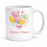 Bouquet de Ballons - Mug de Pâques - Petit Lapin et ballons