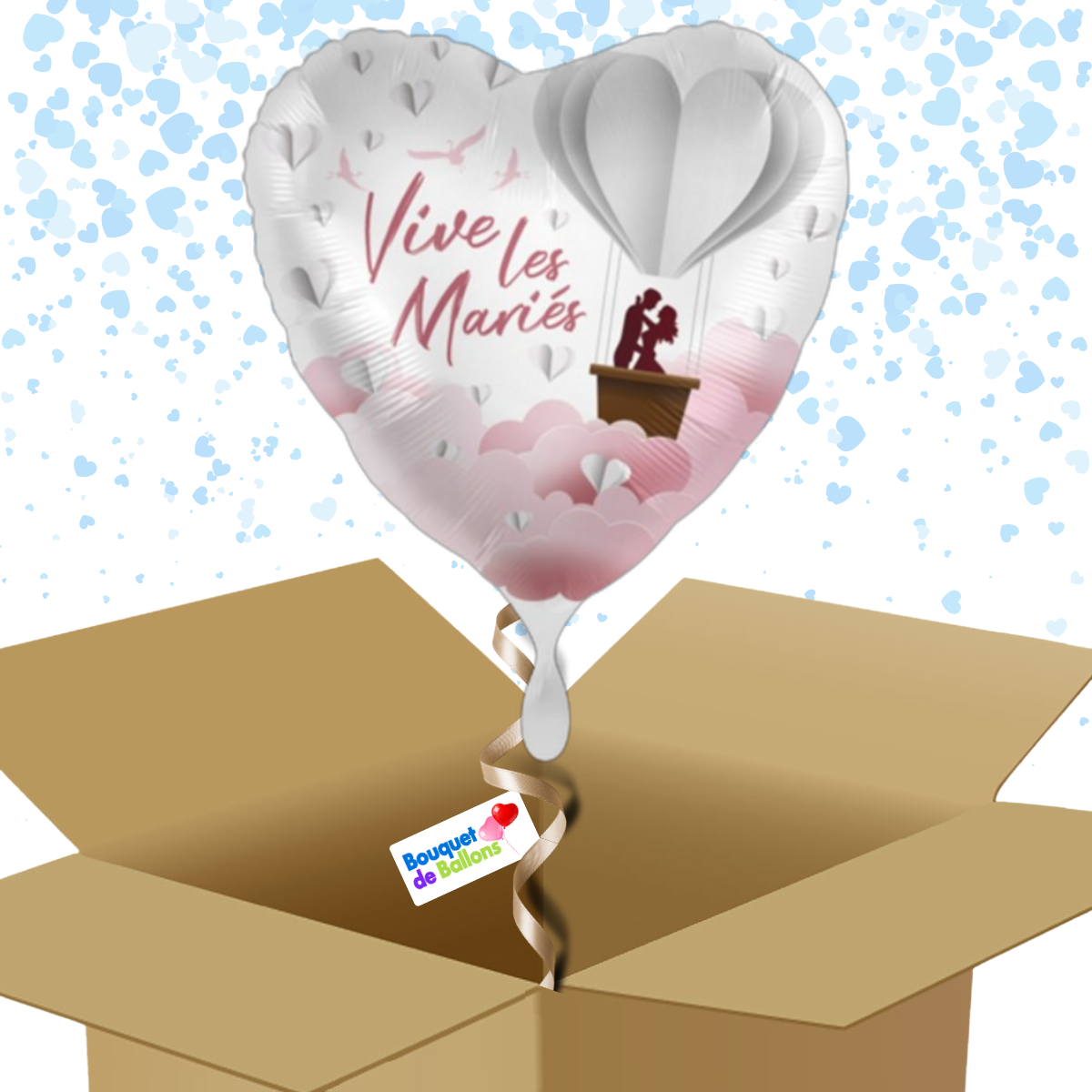 Bouquet-de-Ballons-Ballon-Coeur-Blanc-vive-les-maries-Box